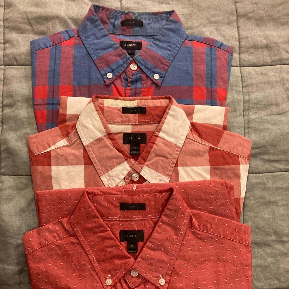 J.Crew Button Down LS Shirts size M